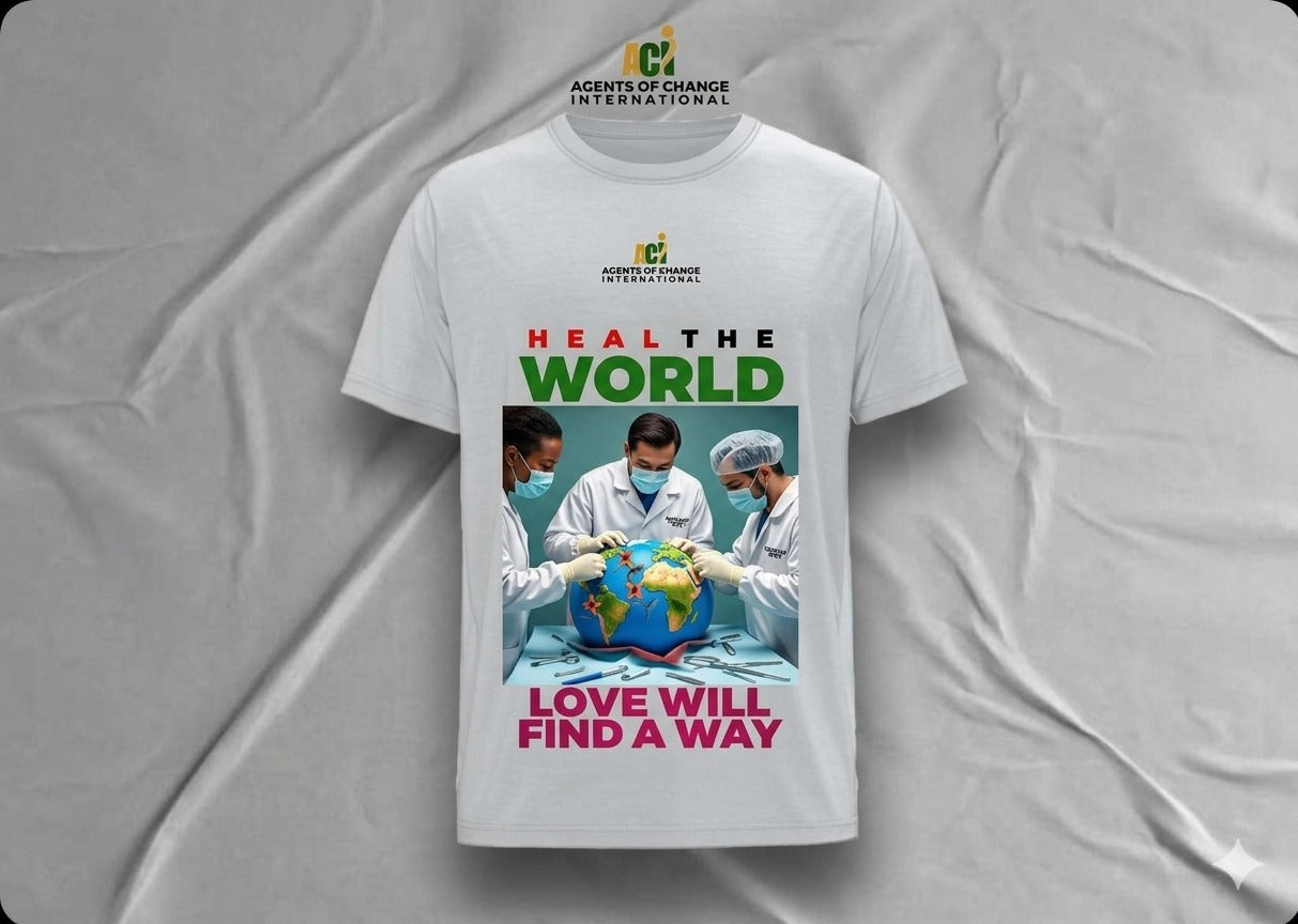 Heal the World – Love Will Find a Way T-Shirt (Basic)