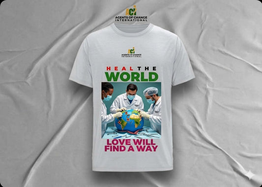 Heal the World – Love Will Find a Way T-Shirt (Basic)